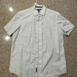 Michael Kors Short Sleeve Classic Fit Casual Button Up